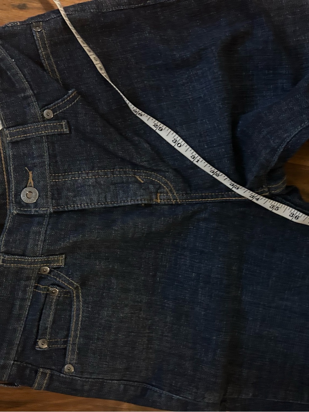 Levi's Perfectly Slimming Women's Dark Blue Bootcut 512 Jeans - Picture 6 of 12